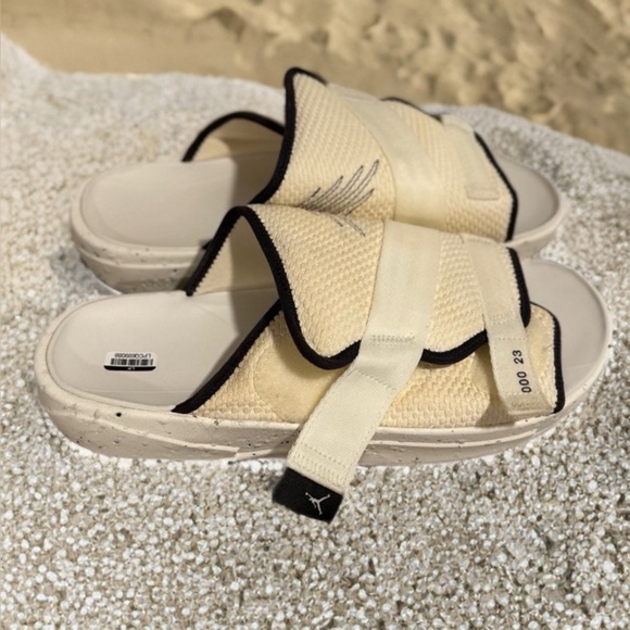 Nike Jordan Crater Slides Coconut Milk, Everyday, Grip, Cushioned, Velcro US 13 - Picture 1 of 15